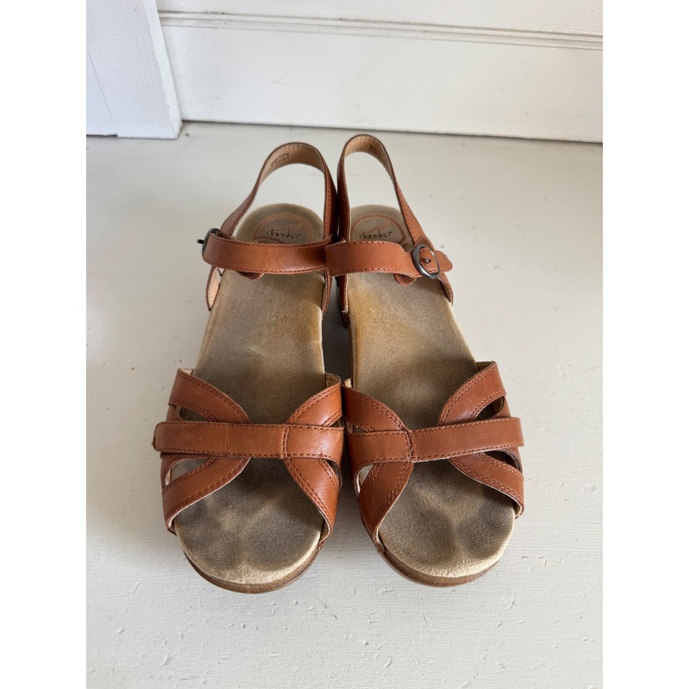 Dansko Season camel tan sandals size 37 (6.5-7) - Picture 3 of 12